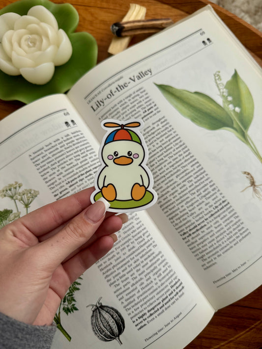 Goose Propeller Hat Sticker