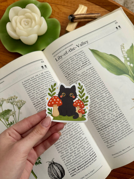 Mushroom Cat Sticker