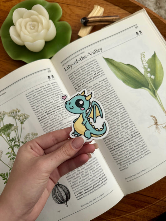 Blue Dragon Sticker